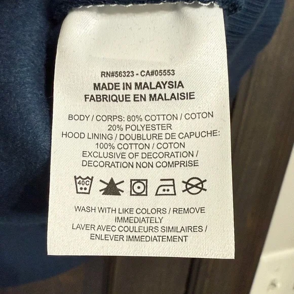 Nike Women’s NWT oversized Navy Hoodie Sweatshirt XL‎ - Picture 4 of 8